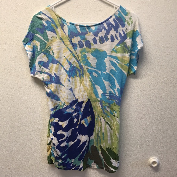 APT. 9 SHORT SLEEVE MULTI COLOR TOP - Picture 2 of 5